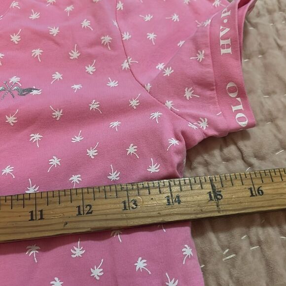 HV. POLO RIVERSIDE Short Sleeve T-Shirt, Riding, Pink,Horse Riding, Equestrian L - Picture 6 of 7